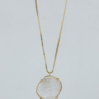 Celestial Sphere Necklace - Herkimer Diamond