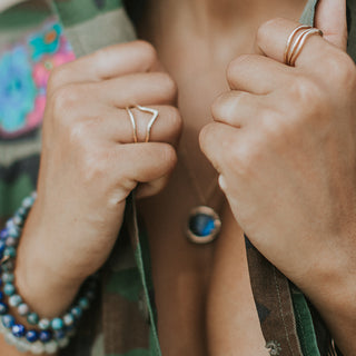 Boomerang Ring