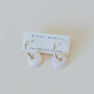 Puka Hoop Earrings - 14K