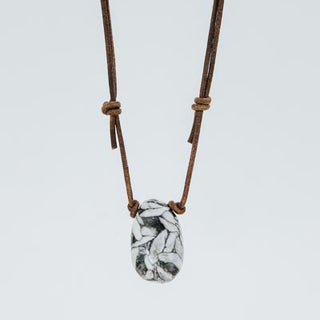 Leather Crystal Necklaces - B