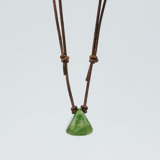 Leather Crystal Necklaces - B