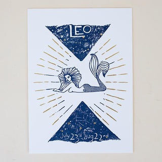 Zodiac Letterpress Prints