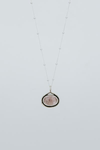 Evil Eye Necklace - Tourmaline SS