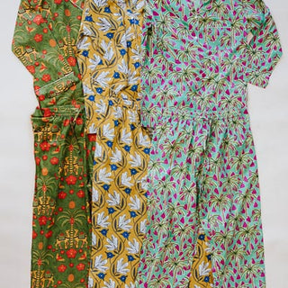 Block Print Pajama Sets - Long Sleeve