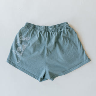 Heavy Jersey Shorts - Atlantic green