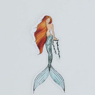 Maile Mermaid Sticker - Red Hair