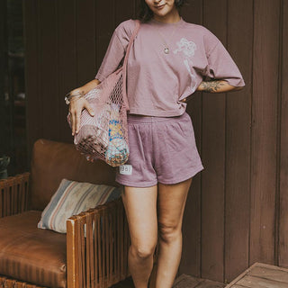 Oversized Cropped Tee - 1981