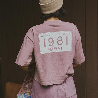 Oversized Cropped Tee - 1981