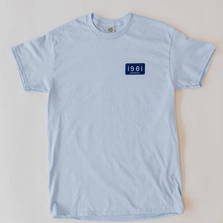 Men's Tee - Whale Dance - Sky Blue