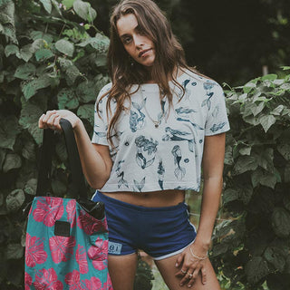 Mermaid Party Crop Tee