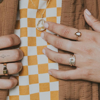 Mermaid Tail Signet Rings
