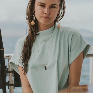 Made on Maui Hawaii 100% cotton boxy Tee shirt Boho Lifestyle Clothing top Womens