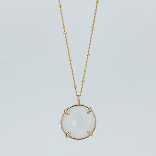 Crystal Ball Necklace - Moonstone