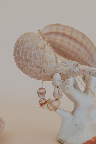 Mini Cone Shell Sliding Necklace