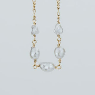 Uncultured Tahitian Pearl Bracelet - 14k