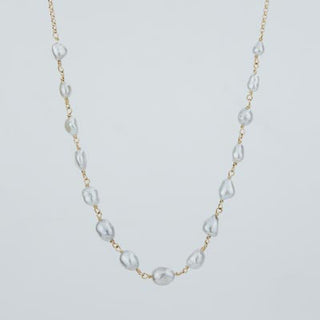 Uncultured Tahitian Pearl Choker - 14k