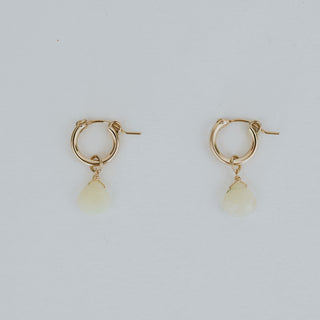 Charm Hoops - Ethiopian Opal | Petite