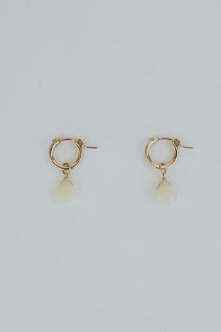 Charm Hoops - Ethiopian Opal | Petite