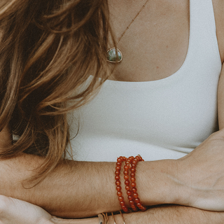 Stretchy Bracelet - Carnelian