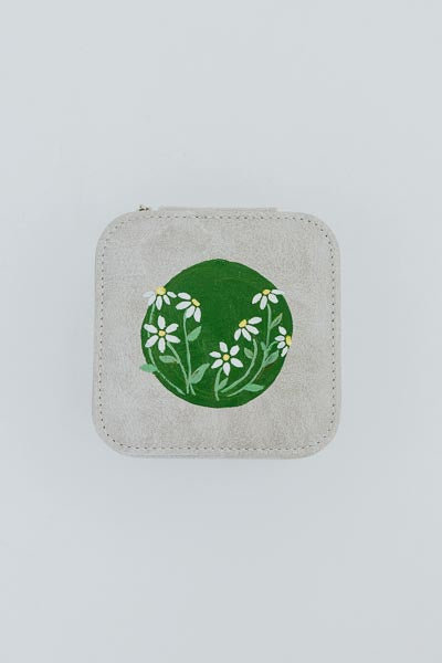 Handpainted Travel Jewelry Case