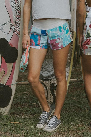 Vintage Aloha Pau Hana Shorts - Aloha Quilt