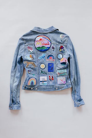 Patched Up Denim Jacket