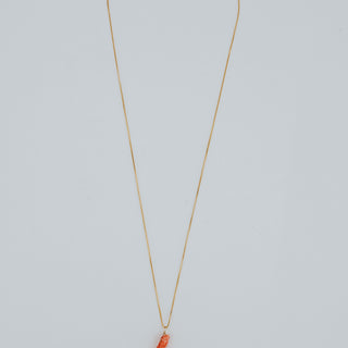 pink coral necklace