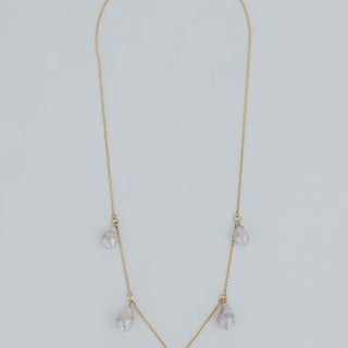 Chandelier Necklace - Pink Freshwater Pearl