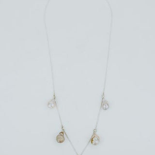 Chandelier Necklace - Pink Freshwater Pearl