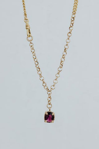 Tourmaline FOB Necklace