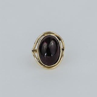 Evil Eye Ring - Pink Tourmaline 14K