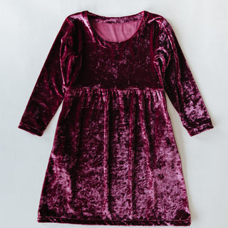Velvet Baby Doll Dress