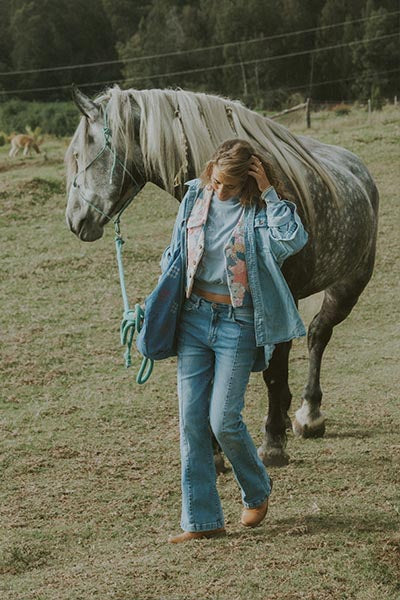 Wings Hawaii patchwork vest 