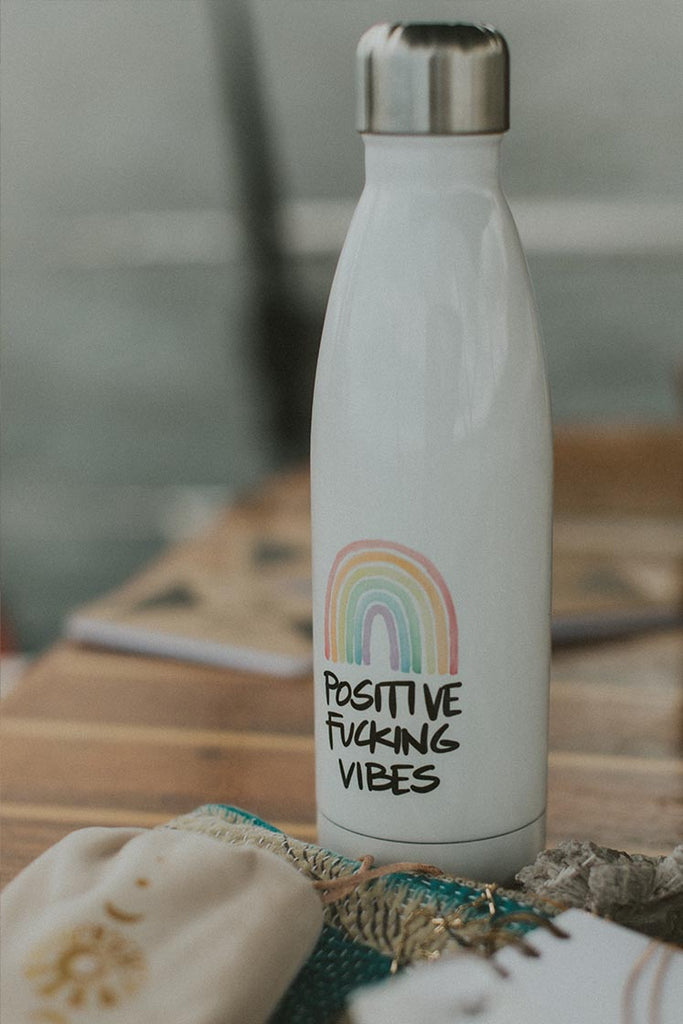 Stainless Steel Water Bottle - Posi Vibes