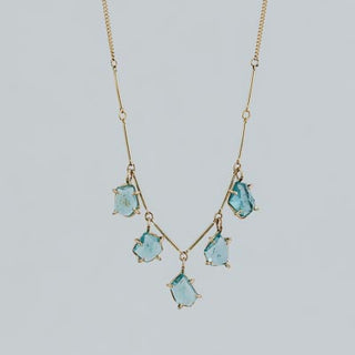 Blue Apatite Necklace