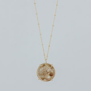 Crystal Ball Necklace - Chlorite Quartz