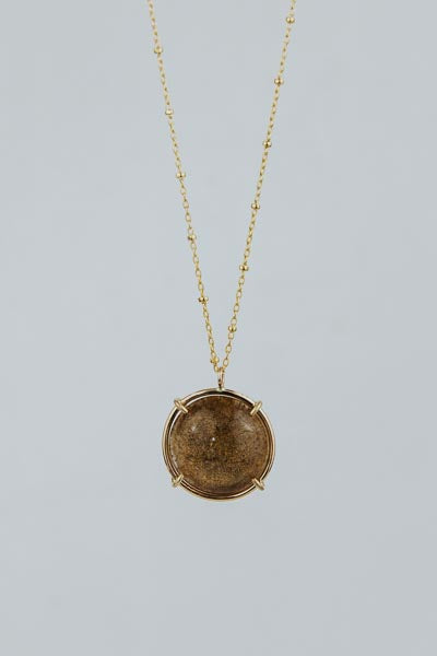 Crystal Ball Necklace - Chlorite Quartz