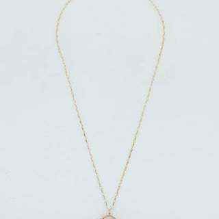 Prong Set Shell Necklace - Petite Cowrie