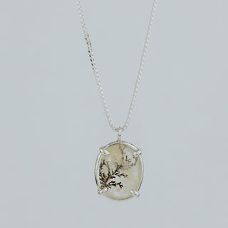 Crystal Ball Necklace - Dendritic Agate