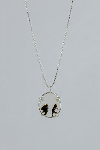 Crystal Ball Necklace - Dendritic Agate