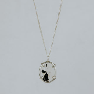 Crystal Ball Necklace - Dendritic Agate