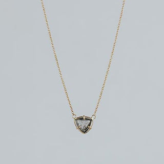 Diamond Trillion Necklace 2