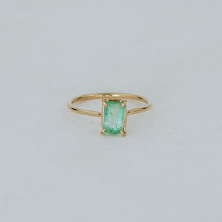 Prong Set Colombian Emerald Rings