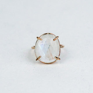 Prong Set Gemstone Ring - Moonstone