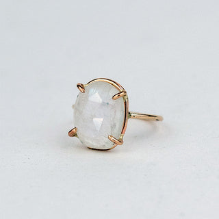 Prong Set Gemstone Ring - Moonstone