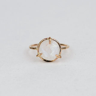 Prong Set Gemstone Ring - Moonstone