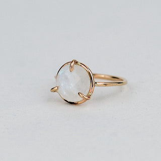 Prong Set Gemstone Ring - Moonstone
