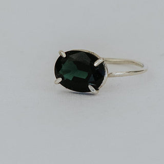 Prong Set Gemstone Ring - Tourmaline 14K
