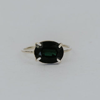 Prong Set Gemstone Ring - Tourmaline 14K