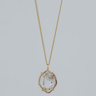 Prong Set Herkimer Necklace